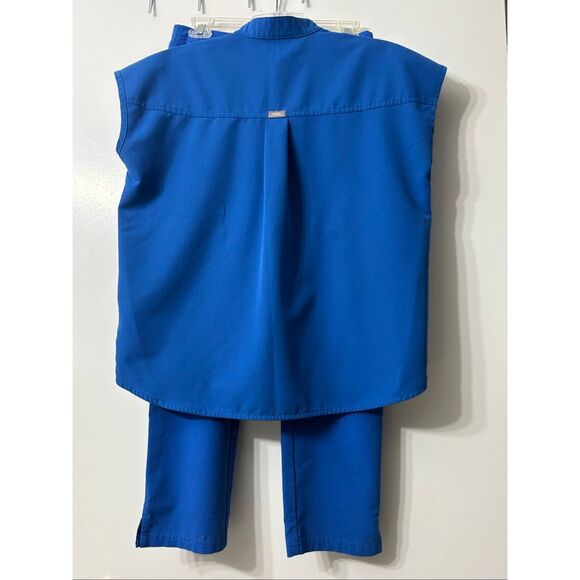 Figs set  Zamora joggers  pants and Rafaela top scrub size XS/P blue - Picture 8 of 8
